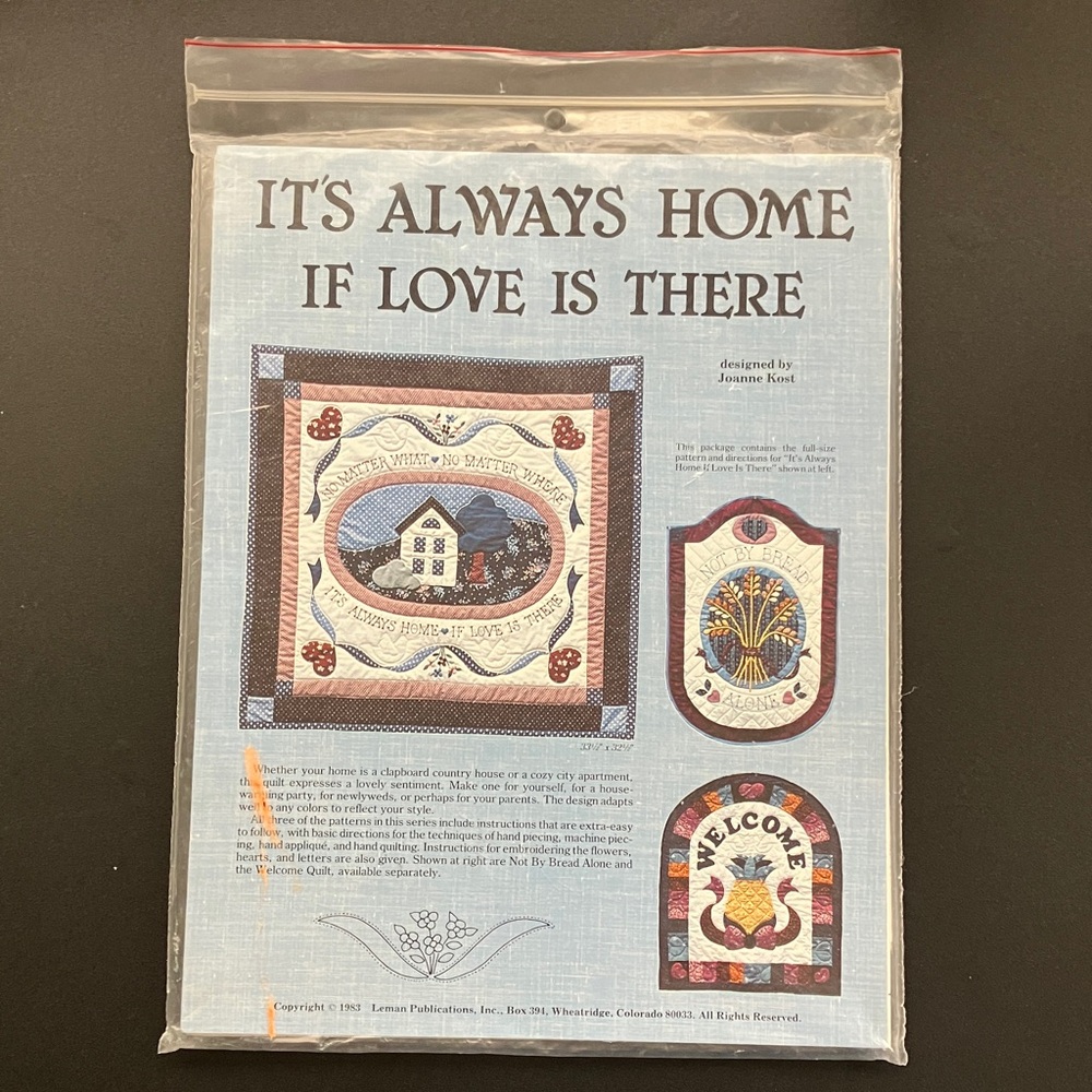 Quilt Pattern Directions Cozy Homemade Quilting 1983 80s Fabric Arts Vintage